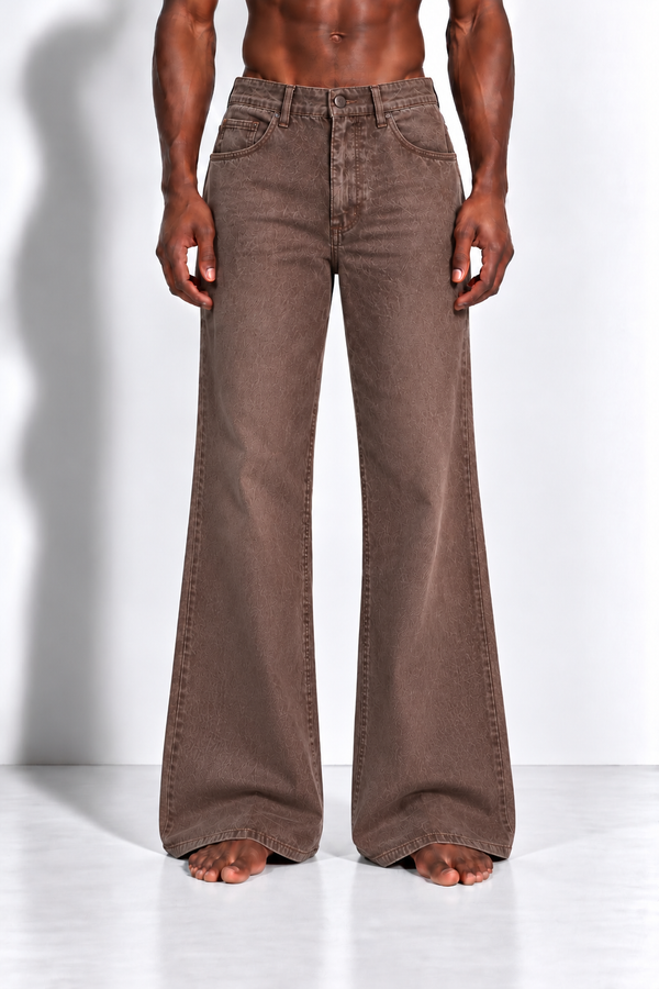 Pantalone Washed Cocoa