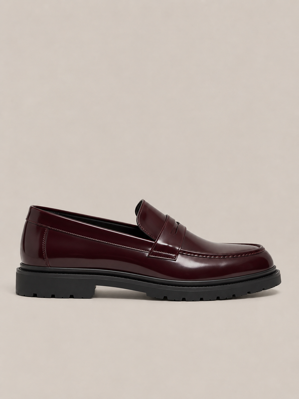 Mocassino College Burgundy