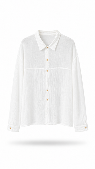 Camicia Crinkle Pure