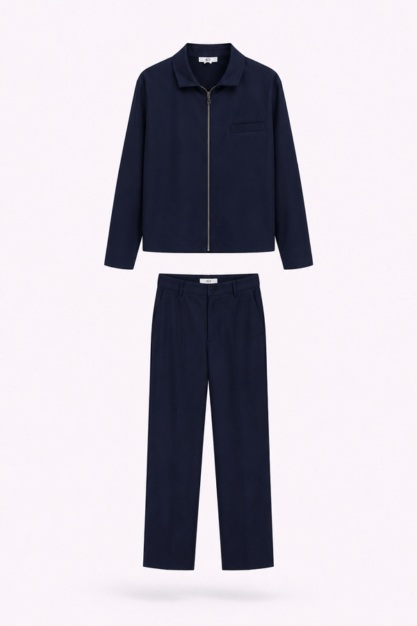 Coordset Blue Linen
