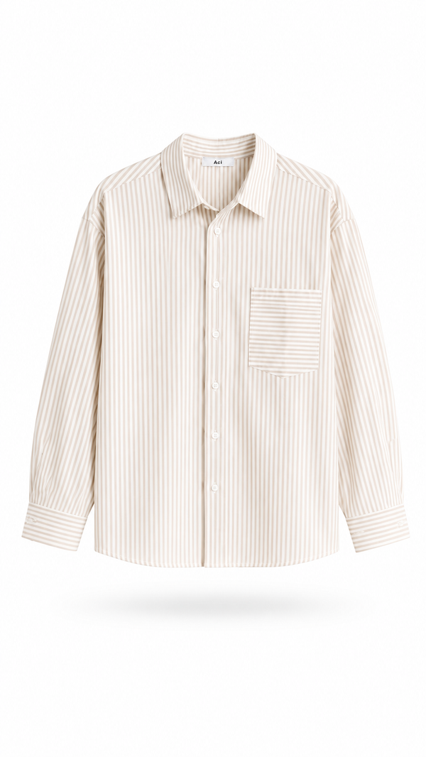 Camicia Stripe Beige