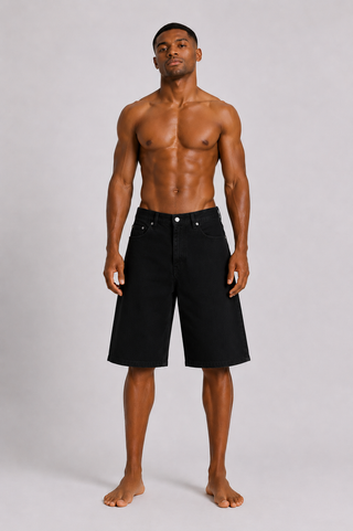 Bermuda Denim Noir