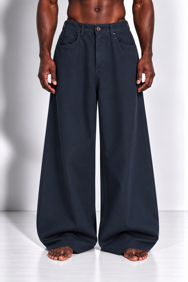 Pantalone Leg Blu Navy