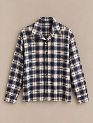Camicia Check Navy