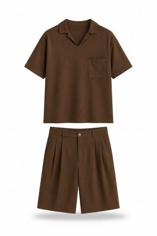 Coordset Mocha Linen Set