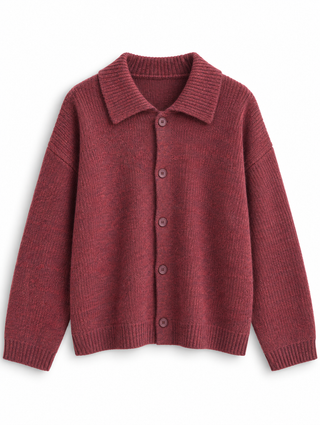 Cardigan Knit Wine