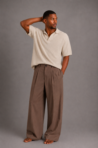 Polo Ecru Knit