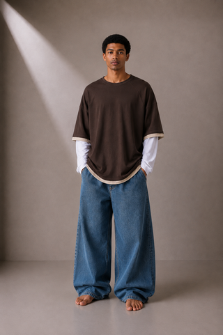 Maglia Double Layer Cocoa
