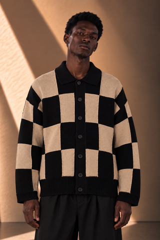 Cardigan Mono Black