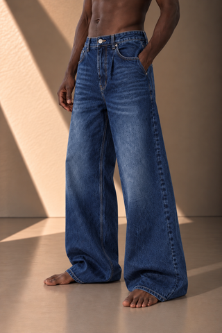 Jeans Blue Wide