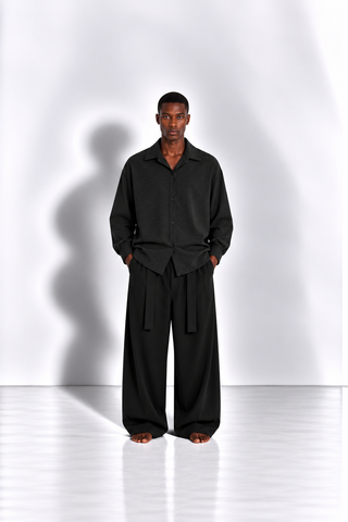 Camicia Charcoal Black