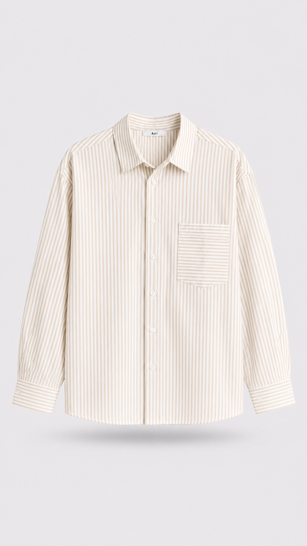 Camicia Stripe Beige
