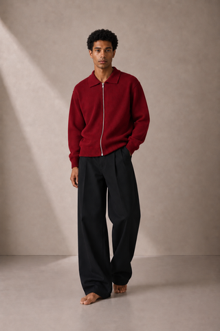 Cardigan Knit Bordeaux