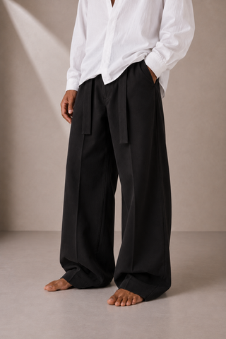 Pantalone Noir Flow