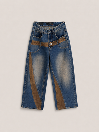 Jeans Contrast Panel