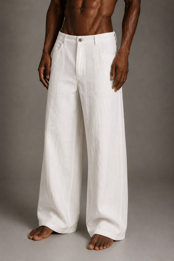 Pantalone Linen Wide