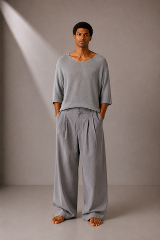 T-shirt Rib Grey