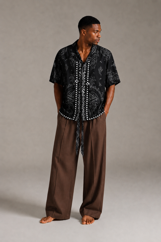 Camicia Bandana Noir