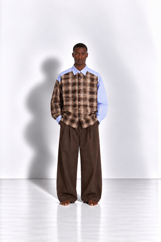 Camicia Check Contrast