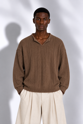 Maglia Tobacco Ribbed