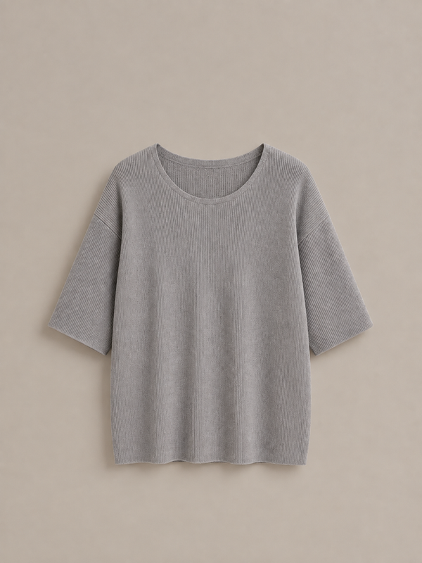 T-shirt Rib Grey