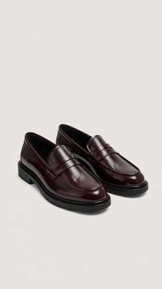 Mocassino College Burgundy