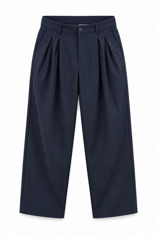 Pantalone Pleat Navy