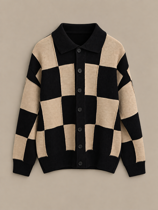 Cardigan Mono Black
