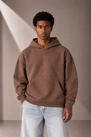Felpa Hoodie Mocha