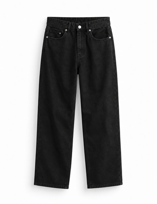 Jeans Black Wide