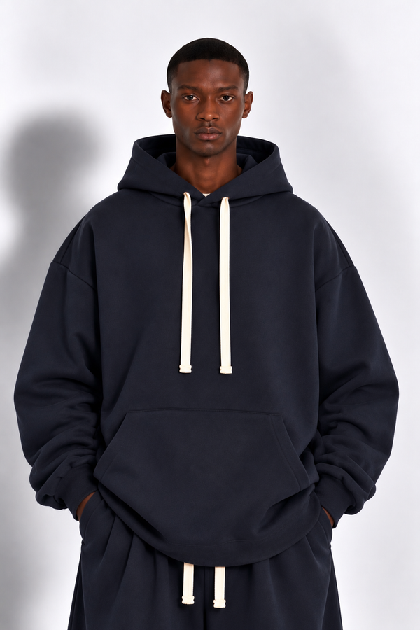 Felpa Oversized Navy
