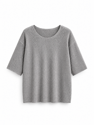 T-shirt Rib Grey