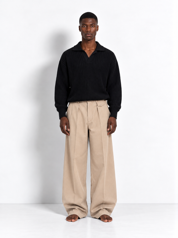 Maglia Rib Collar