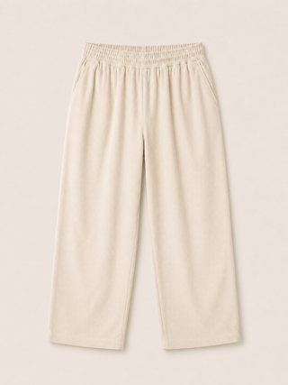 Pantalone Beige Velvet