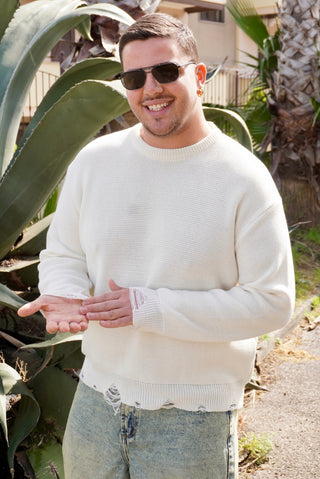 Maglia Signature Beige