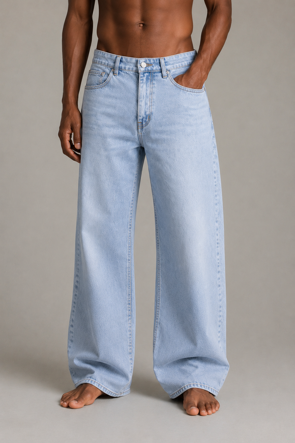 Jeans Azure Wide