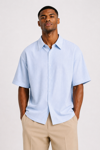 Camicia Stripe Sky